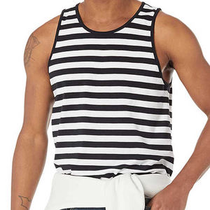 Débardeur Homme Tricoté Respirant Personnalisé Tendance – Style Urbain en Spandex/Coton Imprimé pour le Fitness - Product Image 6