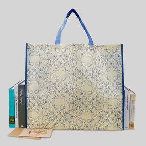 Custom Logo 100gsm Rpet Reusable Durable Eco Friendly Non Woven Large Grocery Tote Shopping Bags - Product Image 1