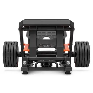 Nouvelle conception, <span class=keywords><strong>machine</strong></span> professionnelle robuste pour dips et <span class=keywords><strong>hip</strong></span> thrusts, banc de musculation des fessiers avec plaque de poids réglable - Product Image 2