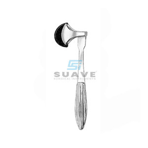 Martillo réflex de percusión de acero inoxidable, Neuro Berliner, de 8 pulgadas de goma negra, instrumentos neutros - Product Image 6