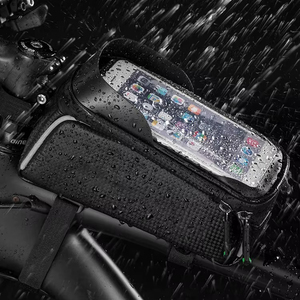 Ultimate Waterproof Cycling Motorcycle Phone Mount System - Multi-Function Bike Frame <strong>Bag</strong> with Air Cushion Tech for <strong>Smartphones</strong> - Product Image 5