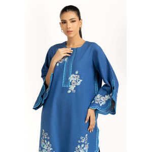 Conjunto de Traje Bordado Karandi para Mujer IPST-55205, Camisa y Pantalón para un Look Elegante - Product Image 4