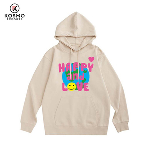 เสื้อฮู้ดดี้โอเวอร์ไซส์ผู้ชายผ้าฝ้ายจากผู้ผลิต OEM หลายสี พิมพ์ลายนูน 3 มิติ ผ้าฟลีซระบายอากาศได้ดี เหมาะสำหรับฤดูหนาว - Product Image 3