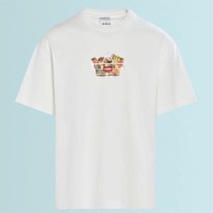 T-shirt à col lourd 2023 de haute qualité: fabrication personnalisée OEM vierge, col montant, T-shirt pour homme Boxy Fit - Product Image 1