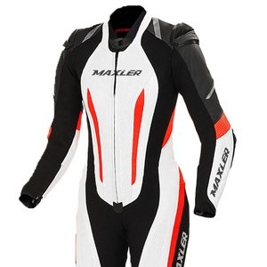 Combinaison de moto en cuir pour femmes, coupe-vent, imperméable, grande taille, protection CE niveau 1, vêtements de sport durables de haute qualité - Product Image 3