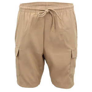 Pantalones Cortos Deportivos de Lona Tejida 100% Poliéster para Hombre, Cintura Media, Transpirables, Tallas Grandes, con Múltiples Bolsillos y Cordón Ajustable, Nueva Moda - Product Image 1