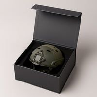 Casque tactique de protection antichoc en ABS, style rapide, casque de parachutiste avec coque légère pour l'extérieur