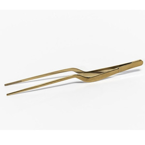 Pinces de présentation pour chef cuisinier, pinces de service, pinces en acier inoxydable, pinces décalées - Product Image 4