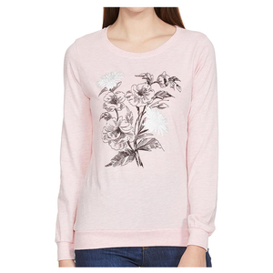 Women's Floral Printing Sweatshirt New Design Full Sleeve <b>Winter</b> Autumn Wears Acid Wash Technics Reasonable Price - Product Image 5