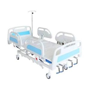 Electric or Manual Operation with Safety Side <b>Rails</b> Comfortable Mattress and Mobility Wheels for Clinics - Product Image 6