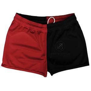 Shorts de rugby personnalisés à deux couleurs, respirants, antibactériens, à séchage rapide, taille élastique, prix raisonnable - Product Image 2