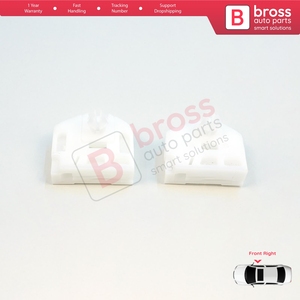 Clips de réparation de lève-vitre BWR717+BWR718 A+B avant droit pour Kangoo MK2 FW KW 2007-2021 Citan W415 807207012R - Product Image 3