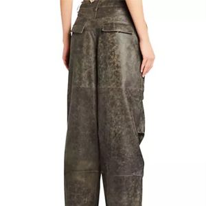 Pantalones de cuero Vintage para mujer: clásicos, atemporales y perfectos para la moda retro y atuendos cotidianos - Product Image 4