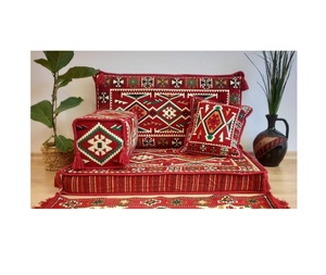 Asientos de suelo árabe Sofá de suelo árabe Piso de asiento Árabe | 90x70x10cm 3 piezas 1 Juego - Product Image 1