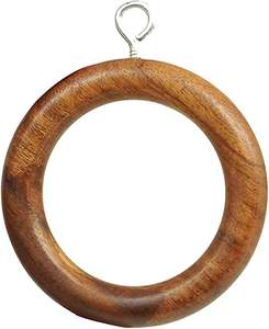 Stylish <b>Wooden</b> Drapery Curtain Rings For Luxury Home Office Or Hotel Curtains Durable & Customized - Product Image 2