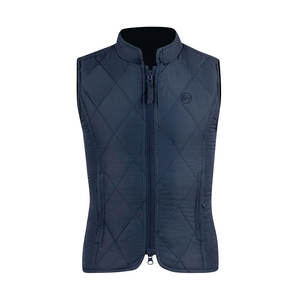 Private Label Women's <b>Gilet</b> Vest <b>Lightweight</b> Zip Quilted Polyester Filling V-Neck Stand Collar Casual Style High Quality - Product Image 1