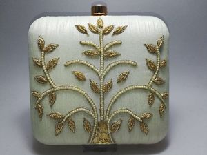 ELEVATE BRODERIE SACS UNIQUES MEILLEUR Style Bohème Broderie Travail Main Embrayage Sacs à main Fantaisie Design Doublure Perle Fête De Mariage - Product Image 4