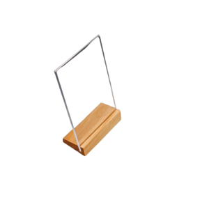 Cadre photo en bois transparent et écologique OEM Taille personnalisable 5x7 4x6 20x20 A5 Rectangle carré Cadres en bois écologiques - Product Image 1
