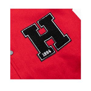 Venta al por mayor de lana Varsity chaqueta de cuero de talla grande de manga Chenille bordado transpirable béisbol Varsity chaqueta para los hombres - Product Image 4