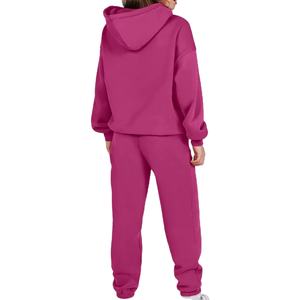 Conjunto Deportivo para Mujer, Venta Caliente, Logotipo Personalizado, Sudadera con Capucha y Pantalones Deportivos de Dos Piezas, Sudadera con Capucha con Logotipo en Nurak 2026 - Product Image 2