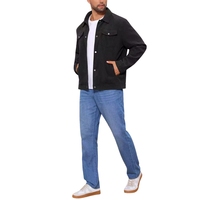 Blouson de moto épais pour homme avec fermeture éclair et col montant, grande taille, décontracté élégant, respirant, en toile, coupe-vent, vêtement d'extérieur d'hiver