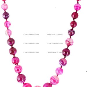 Collier fantaisie court en résine fait main de luxe, collier fantaisie à gros perles orange, collier très vendu - Product Image 5