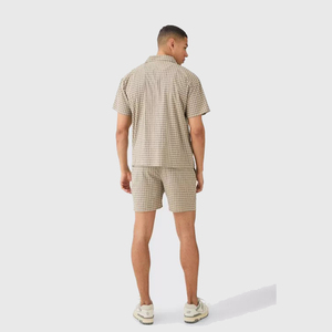 Ensembles hawaïens d'été à logo personnalisé Chemises de plage à séchage rapide avec manches Mode et décoration OEM et ODM Conception personnalisée - Product Image 4