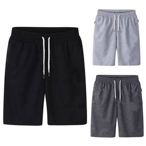 Nuevo diseño de ropa de entrenamiento físico para hombres, pantalones cortos deportivos transpirables de estilo liso de buena calidad para hombres - Product Image 2