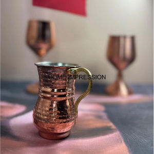 Accesorios de metal para vasos de taza de cobre martillado de alta demanda para regalar disponibles a un precio razonable del exportador indio - Product Image 2