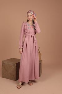 Thêu Phong Cách Mới Mùa Hè Phụ Nữ Dresses Made Trong Thổ Nhĩ Kỳ Với Chất Lượng Vải Sẵn Sàng Để Gửi - Product Image 3
