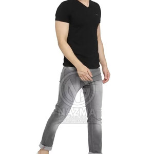 Jeans pour hommes de conception unique, légers, décontractés, taille mi-haute, fabriqués au Pakistan, sur mesure, vente en gros - Product Image 5
