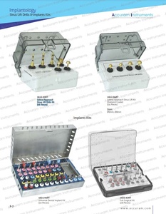 50 pcs Kit d'implant dentaire universel Expander osseux Compression forets coniques Kit d'implant dentaire universel 50 pcs - Product Image 2