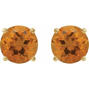 4-Prong Lightweight White Gold <b>Stud</b> Earrings Trendy White Topaz Garnet Amethyst Diamond Sapphire <b>Emerald</b> Zircon Engagement Party - Product Image 2