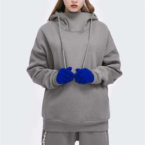 Nueva Sudadera con Capucha de Alta Calidad para Mujer 2025, Transpirable, Mezcla de Algodón, Estilo Casual Otoño/Invierno, Sudadera con Capucha Estilo Ninja - Product Image 3