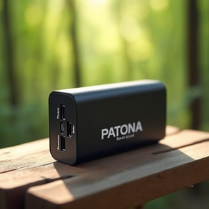 พาวเวอร์แบงค์ PATONA แบตเตอรี่สำรอง ลิเธียมไอออน สีดำ - Product Image 3