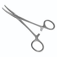 Sumber daya Manual untuk penjepit tepat, sumber daya Manual Forceps <span class=keywords><strong>Kelly</strong></span> lengkung 5.5 inci kelas medis - Product Image 3