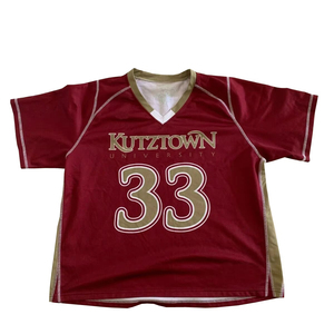 Reversible personalizado de alta calidad Lacrosse uniforme sublimación equipo universitario nombre Número Logo Lacrosse Jersey bordado duradero - Product Image 1