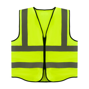 Chaleco de Seguridad Reflectante para Automóvil con 2 Tiras Reflectantes, Chaleco de Alta Visibilidad para Seguridad Vial al Aire Libre y Ciclismo - Product Image 2