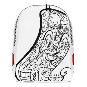 IW Comics # Zaino Minimalista 29 con Tracolla Staccabile, Borsa da Viaggio Cartoon con Fodera in Poliestere - Product Image 1