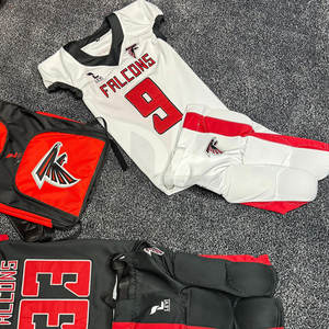 ชุดฟุตบอลอเมริกันแบบขายส่ง ปรับแต่งโลโก้ได้ ผลิตจากโพลีเอสเตอร์ 100% ชุดทีมพร้อมชื่อและหมายเลข  เสื้อและกางเกงฟุตบอล - Product Image 5