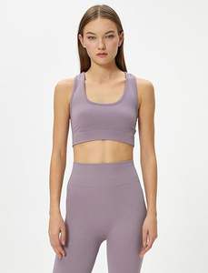 Entraînement Crop Top Logo Personnalisé Imprimé Motif Respirant Fitness Gym Soutien-Gorge Haut Impact Athlétique Débardeur OEM Activewear Vente en Gros - Product Image 3