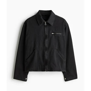 เสื้อแจ็กเก็ตผ้าแคนวาสแบบสลิมฟิตสำหรับผู้ชายทันสมัยทนทานและน้ำหนักเบา - Product Image 1