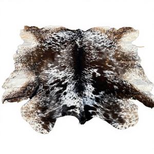 Piel de vaca tricolor ISONZ, pieles de cuero genuino, pieles de ganado de gran tamaño, piel auténtica para alfombras, zapatos, cinturones, bolsos, decoración de interiores - Product Image 1