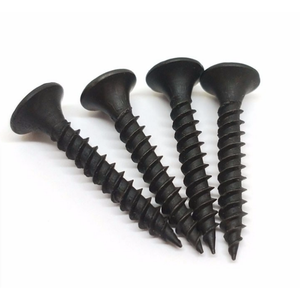Vis à cloison sèche en acier noir, sans phosphate de zinc, plaqué zinc, au kilogramme - Product Image 1