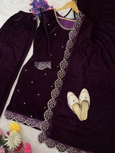 Vestido indio Salwar Kameez estilo Bollywood para mujer, para bodas y festivales, con dupatta de secado rápido para fiestas - Product Image 4