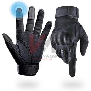 Guantes tácticos de paintball para hombre, guantes resistentes para exteriores con protección de nudillos de carcasa dura, cuero duradero, agarre de Palma, tiro - Product Image 1