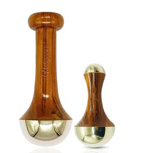 เครื่องนวดตัวและเท้าทำจากไม้สีบรอนซ์ทนทานพร้อมด้ามจับไม้100% ทำด้วยมือ - Product Image 1