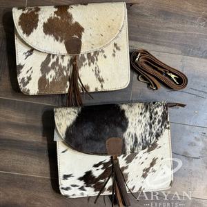 Nuevos bolsos de mano de alta capacidad para mujer, diseño de lujo, bolso de mano de cuero de vaca genuino, bolso de mensajero cruzado, bolso de hombro grande - Product Image 1