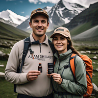 Capsules de poudre de Shilajit de l'Himalaya 100 % pure testées en laboratoire, suppléments à base de plantes naturelles à l'acide fulvique, ALAM MINERALS, 60 capsules, pour le système immunitaire