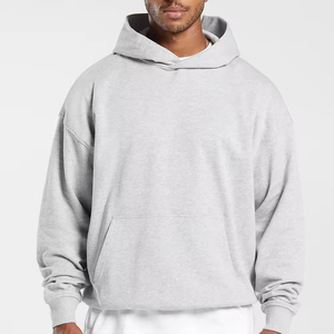 Sweat-shirts unisexes en coton et bambou surdimensionnés pour l'hiver, personnalisables, en molleton lourd de 480 g, avec logo imprimé, sweat-shirts basiques en coton mélangé - Product Image 4